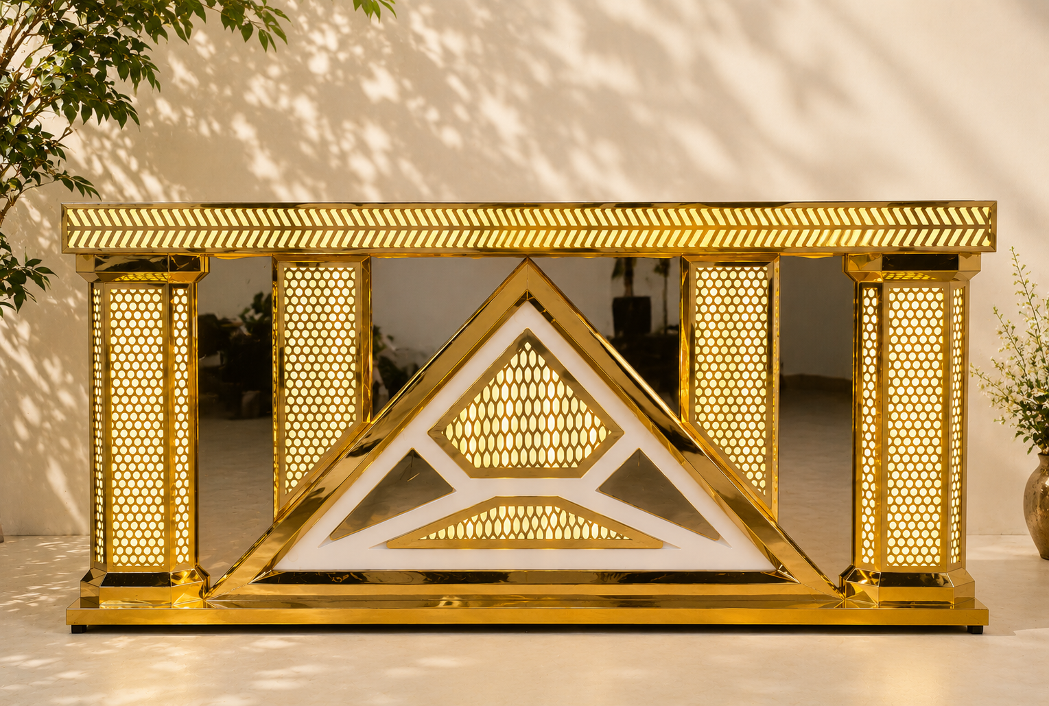 LED COUNTER MDF TRIANGLE